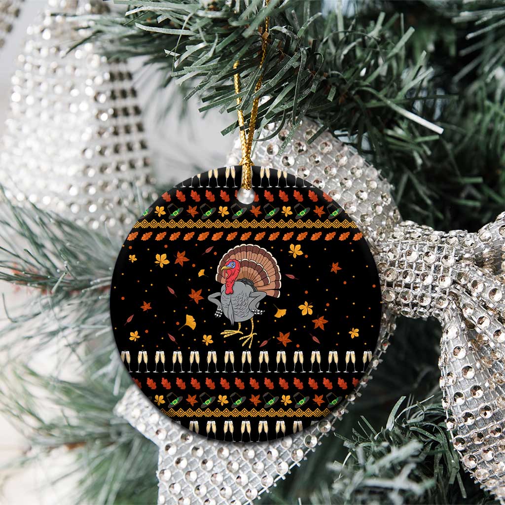 Thanksgiving Christmas Design Ceramic Ornament Xmas Holiday Patterns - Wonder Print Shop