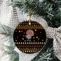 Thanksgiving Christmas Design Ceramic Ornament Xmas Holiday Patterns - Wonder Print Shop