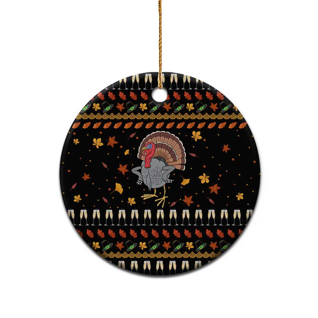 Thanksgiving Christmas Design Ceramic Ornament Xmas Holiday Patterns - Wonder Print Shop