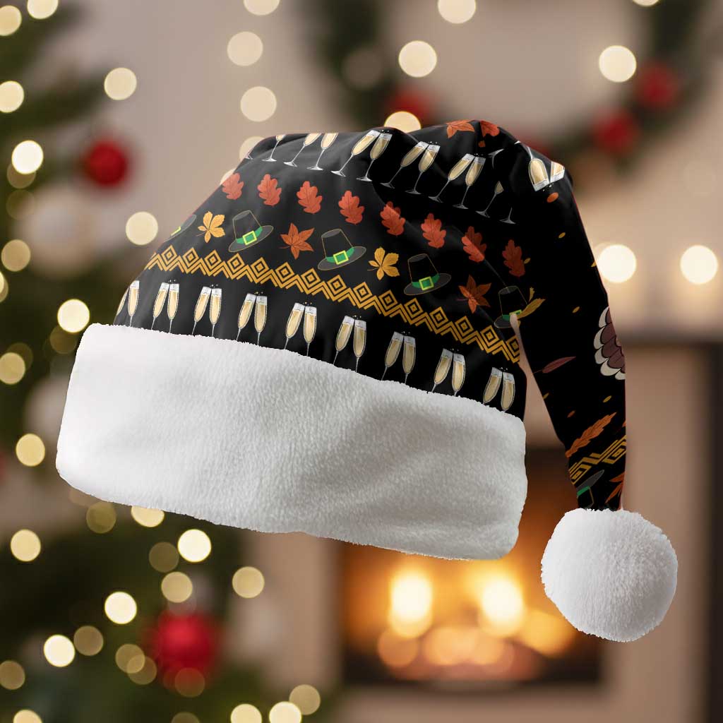 Thanksgiving Christmas Design Christmas Santa Hat Xmas Holiday Patterns - Wonder Print Shop