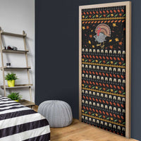 Thanksgiving Christmas Design Door Cover Xmas Holiday Patterns - Wonder Print Shop