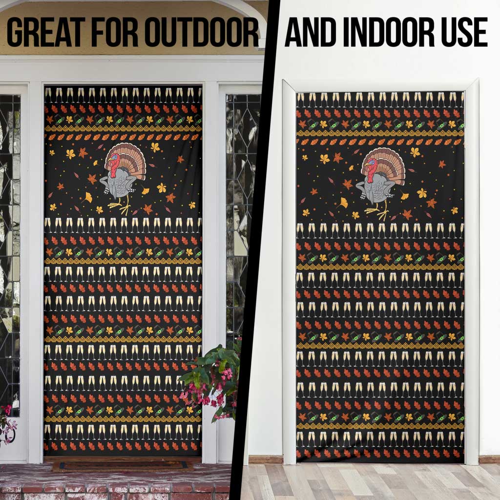 Thanksgiving Christmas Design Door Cover Xmas Holiday Patterns - Wonder Print Shop