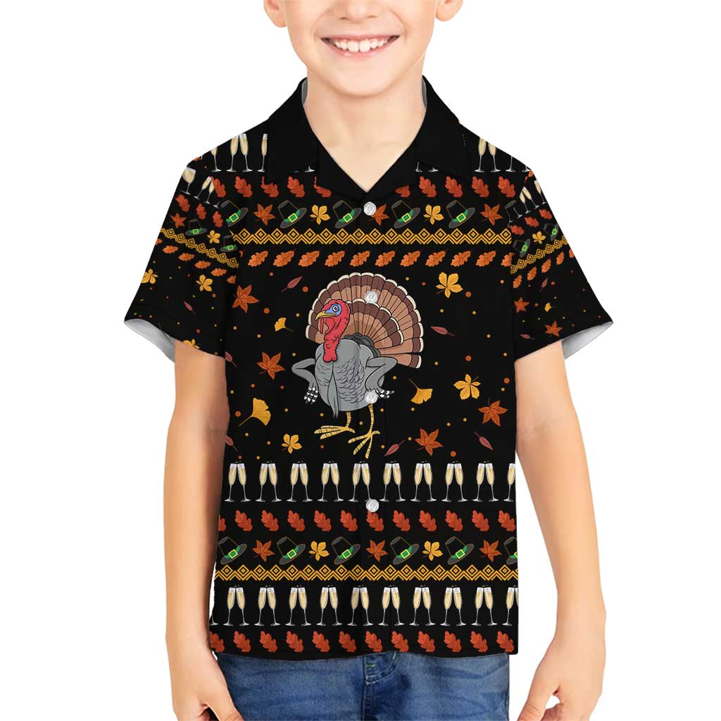 Thanksgiving Christmas Design Family Matching Puletasi and Hawaiian Shirt Xmas Holiday Patterns - Wonder Print Shop