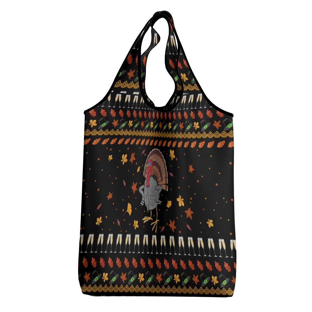 Thanksgiving Christmas Design Grocery Bag Xmas Holiday Patterns - Wonder Print Shop
