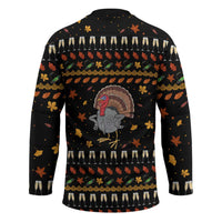 Thanksgiving Christmas Design Hockey Jersey Xmas Holiday Patterns - Wonder Print Shop
