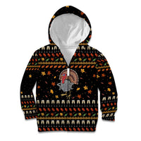 Thanksgiving Christmas Design Kid Hoodie Xmas Holiday Patterns - Wonder Print Shop