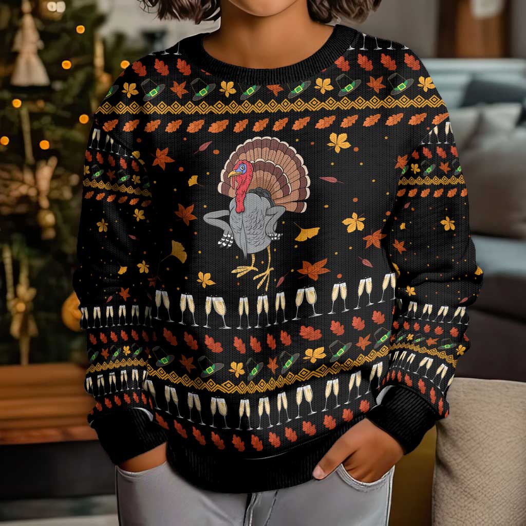 Thanksgiving Christmas Design Kid Ugly Christmas Sweater Xmas Holiday Patterns - Wonder Print Shop