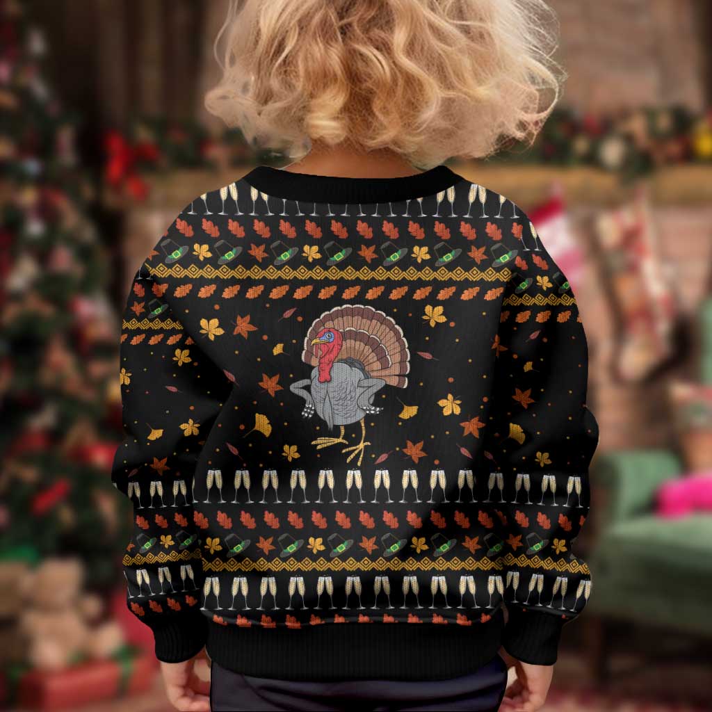 Thanksgiving Christmas Design Kid Ugly Christmas Sweater Xmas Holiday Patterns - Wonder Print Shop