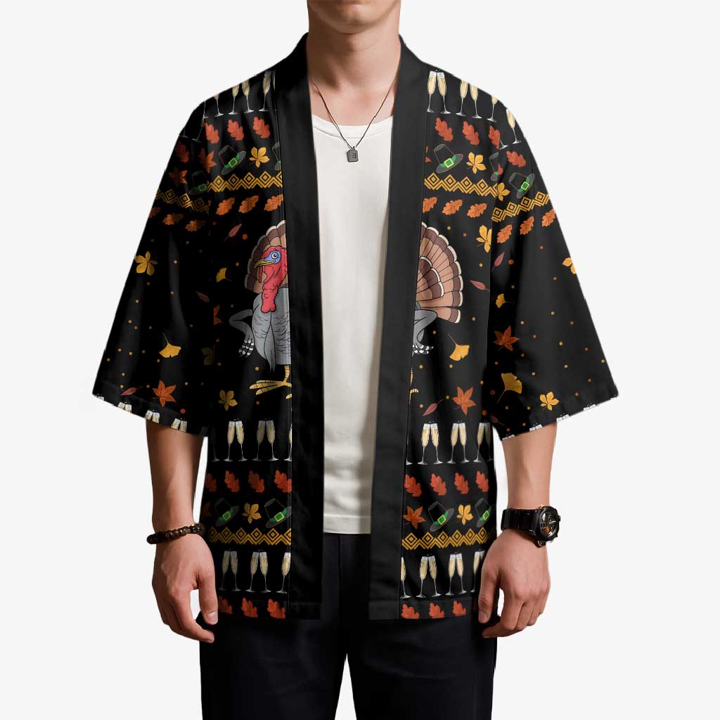 Thanksgiving Christmas Design Kimono Xmas Holiday Patterns - Wonder Print Shop