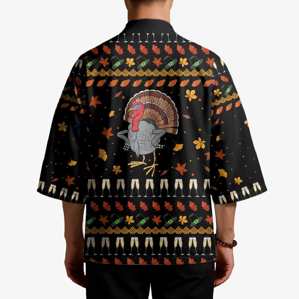 Thanksgiving Christmas Design Kimono Xmas Holiday Patterns - Wonder Print Shop