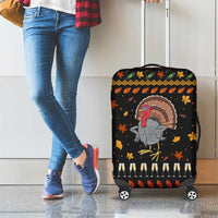Thanksgiving Christmas Design Luggage Cover Xmas Holiday Patterns - Wonder Print Shop
