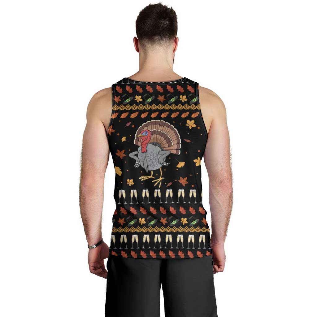 Thanksgiving Christmas Design Men Tank Top Xmas Holiday Patterns - Wonder Print Shop