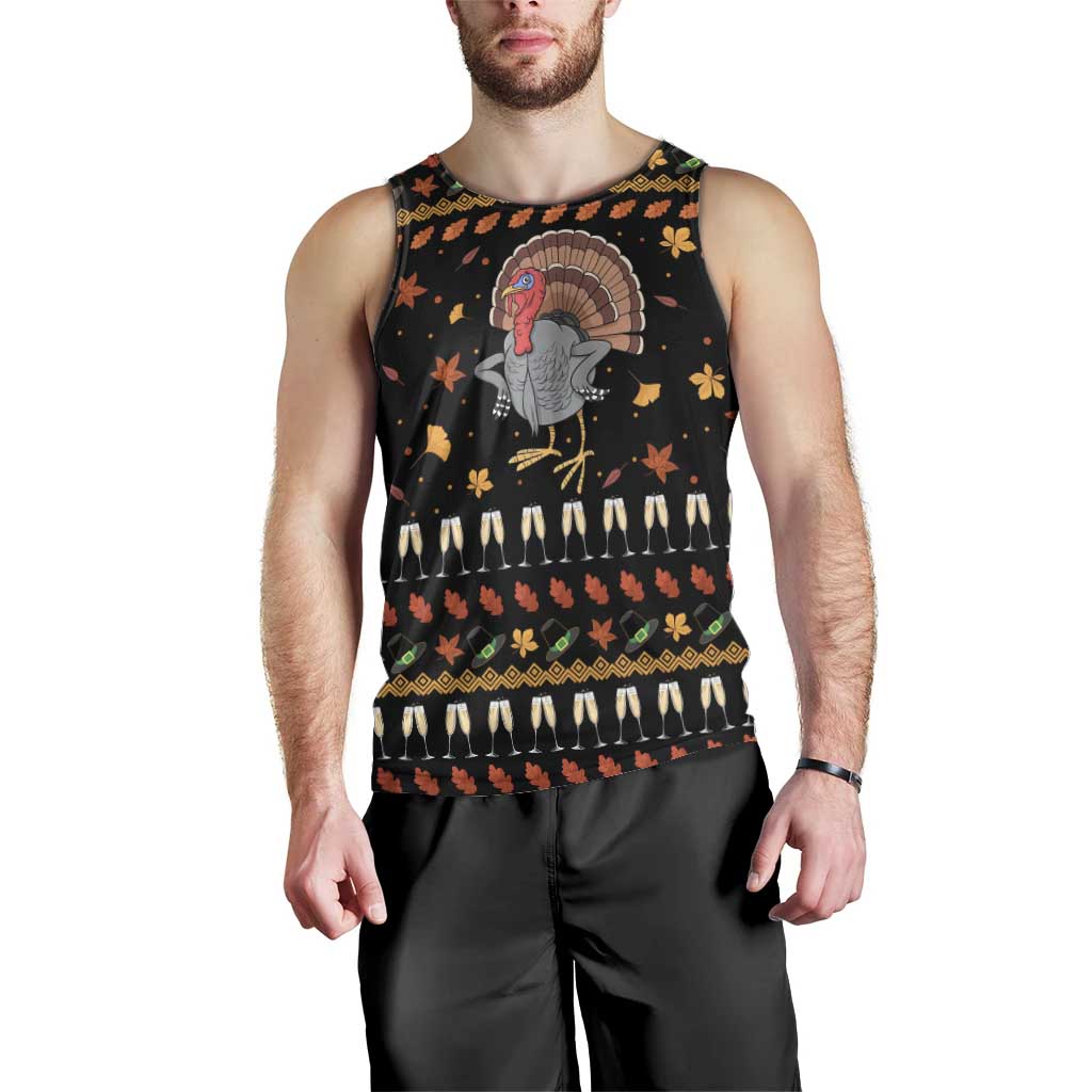 Thanksgiving Christmas Design Men Tank Top Xmas Holiday Patterns - Wonder Print Shop
