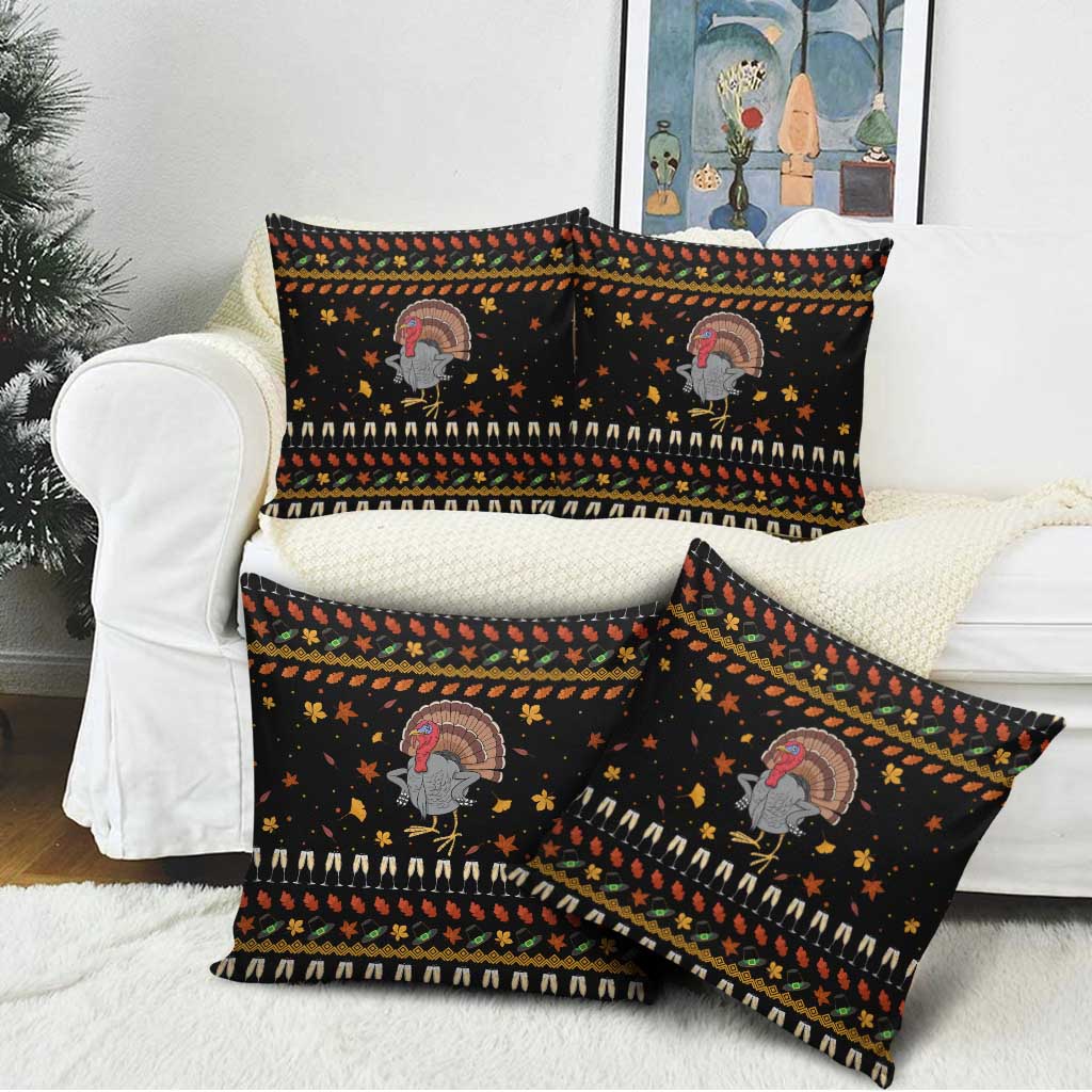 Thanksgiving Christmas Design Pillow Cover Xmas Holiday Patterns - Wonder Print Shop