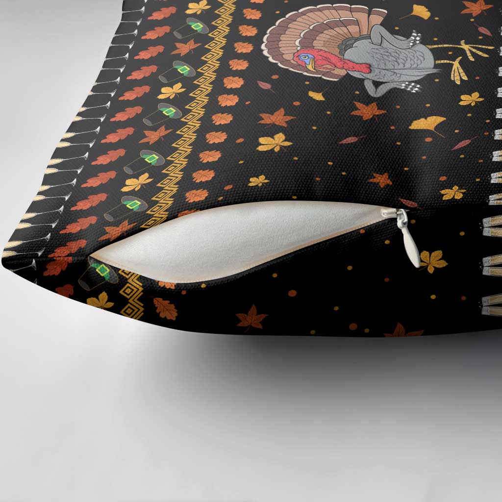 Thanksgiving Christmas Design Pillow Cover Xmas Holiday Patterns - Wonder Print Shop