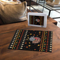 Thanksgiving Christmas Design Puzzle Xmas Holiday Patterns - Wonder Print Shop
