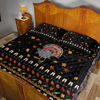 Thanksgiving Christmas Design Quilt Bed Set Xmas Holiday Patterns - Wonder Print Shop