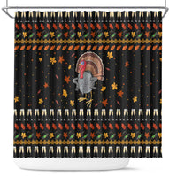 Thanksgiving Christmas Design Shower Curtain Xmas Holiday Patterns - Wonder Print Shop