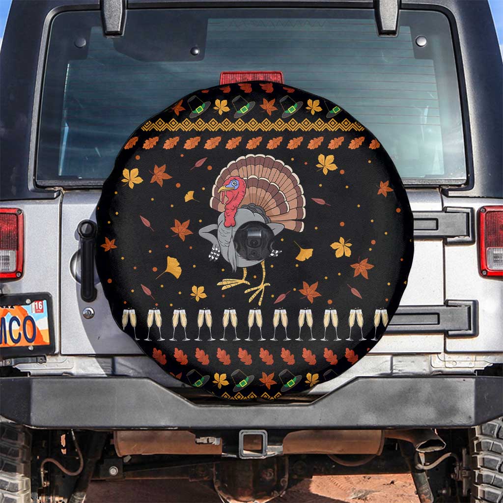 Thanksgiving Christmas Design Spare Tire Cover Xmas Holiday Patterns - Wonder Print Shop