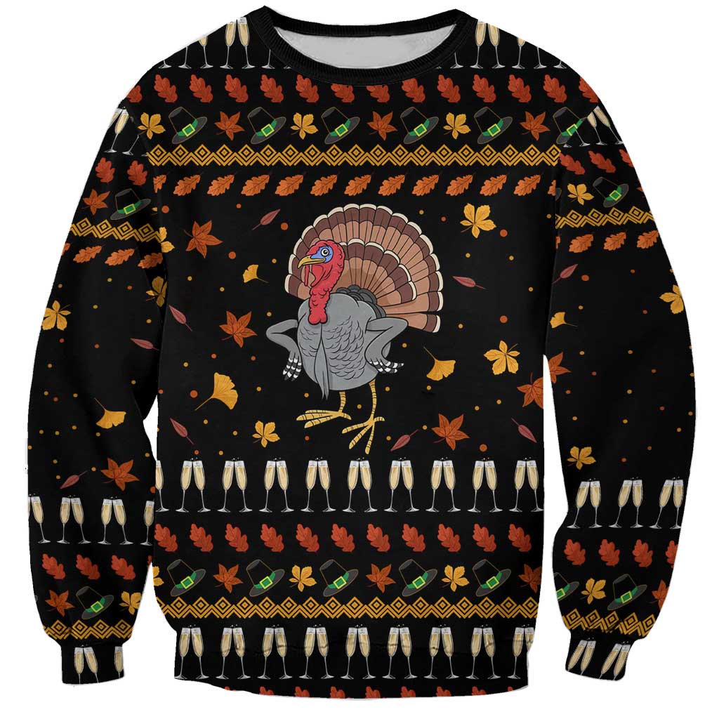 Thanksgiving Christmas Design Sweatshirt Xmas Holiday Patterns - Wonder Print Shop