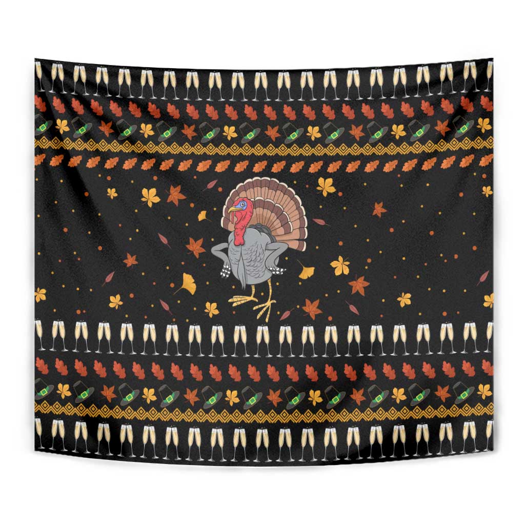 Thanksgiving Christmas Design Tapestry Xmas Holiday Patterns - Wonder Print Shop