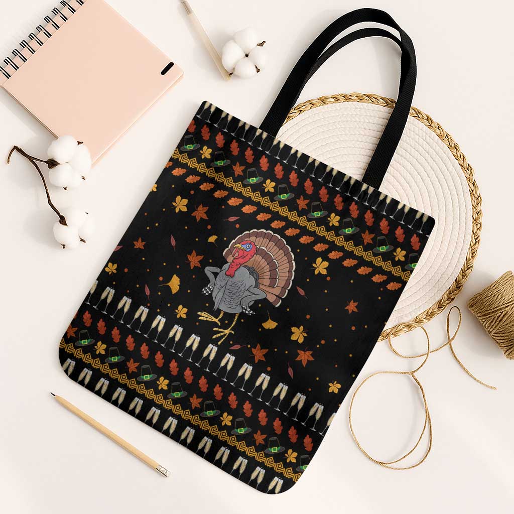 Thanksgiving Christmas Design Tote Bag Xmas Holiday Patterns - Wonder Print Shop