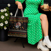 Thanksgiving Christmas Design Tote Bag Xmas Holiday Patterns - Wonder Print Shop