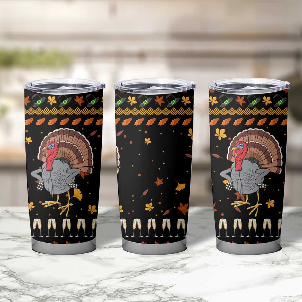 Thanksgiving Christmas Design Tumbler Cup Xmas Holiday Patterns - Wonder Print Shop