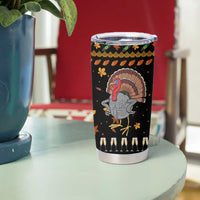 Thanksgiving Christmas Design Tumbler Cup Xmas Holiday Patterns - Wonder Print Shop