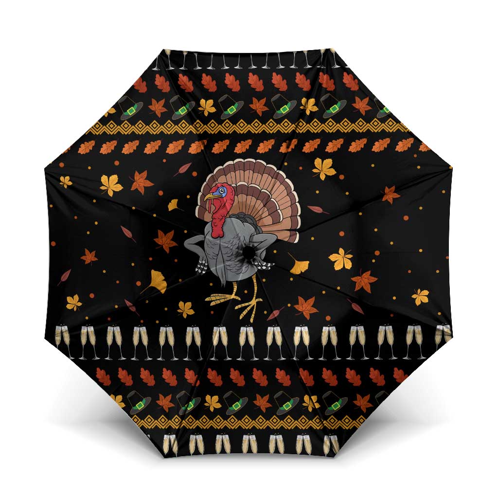 Thanksgiving Christmas Design Umbrella Xmas Holiday Patterns - Wonder Print Shop