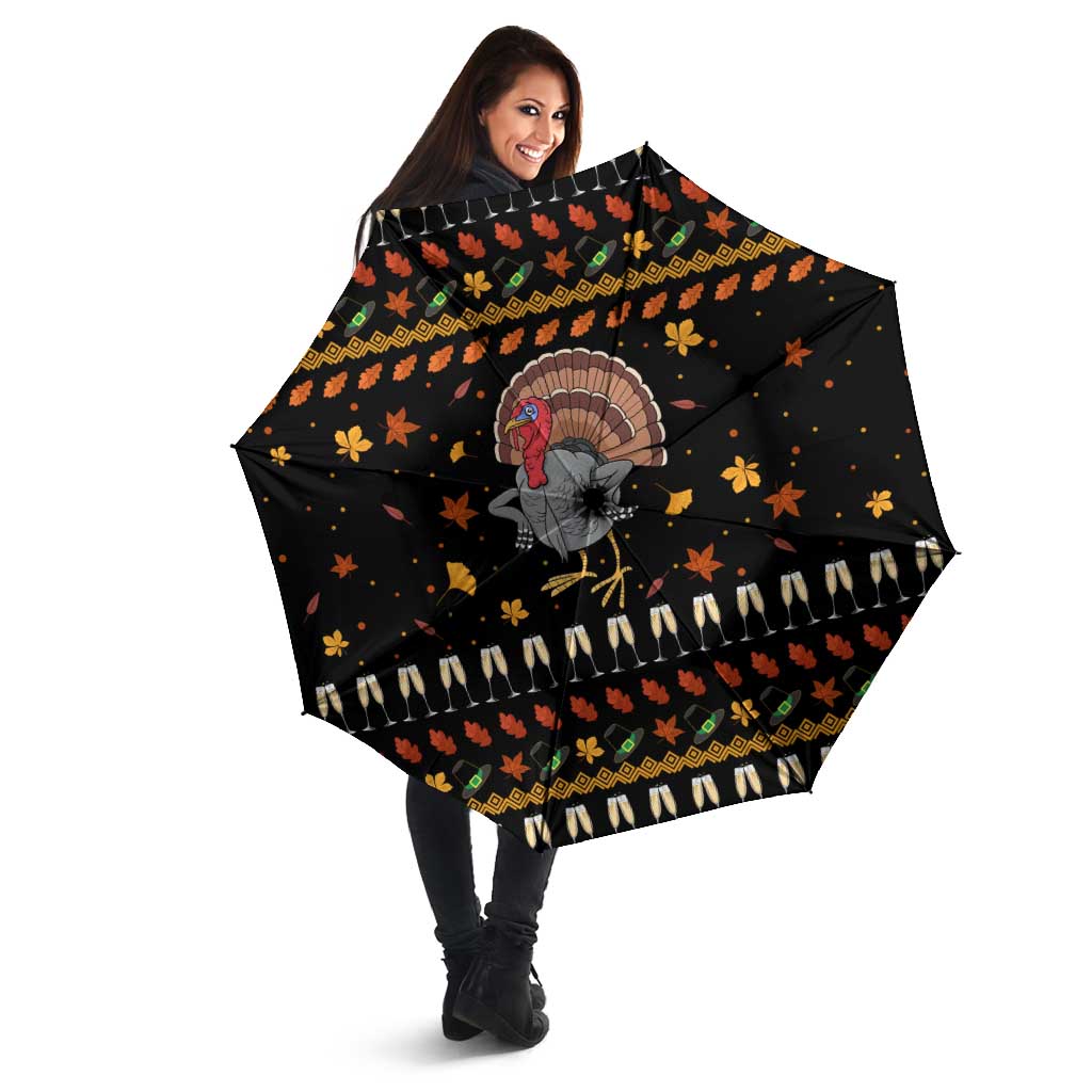 Thanksgiving Christmas Design Umbrella Xmas Holiday Patterns - Wonder Print Shop