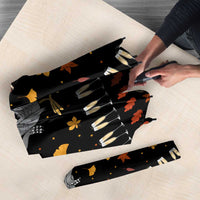 Thanksgiving Christmas Design Umbrella Xmas Holiday Patterns - Wonder Print Shop