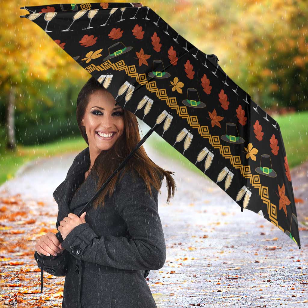 Thanksgiving Christmas Design Umbrella Xmas Holiday Patterns - Wonder Print Shop