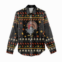 Thanksgiving Christmas Design Women Casual Shirt Xmas Holiday Patterns - Wonder Print Shop