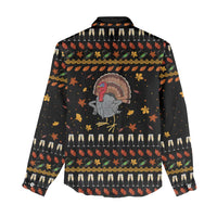 Thanksgiving Christmas Design Women Casual Shirt Xmas Holiday Patterns - Wonder Print Shop