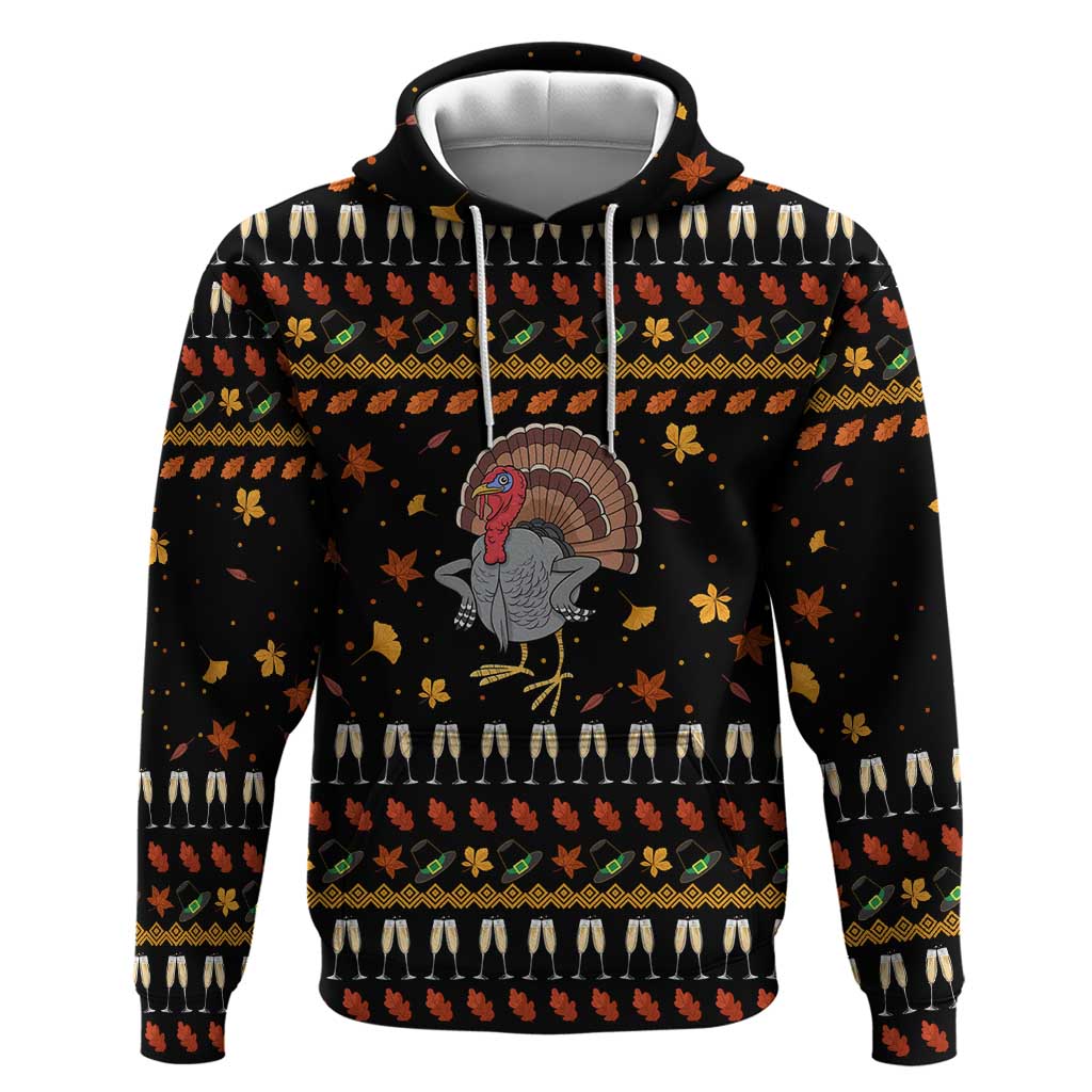 Thanksgiving Christmas Design Zip Hoodie Xmas Holiday Patterns - Wonder Print Shop