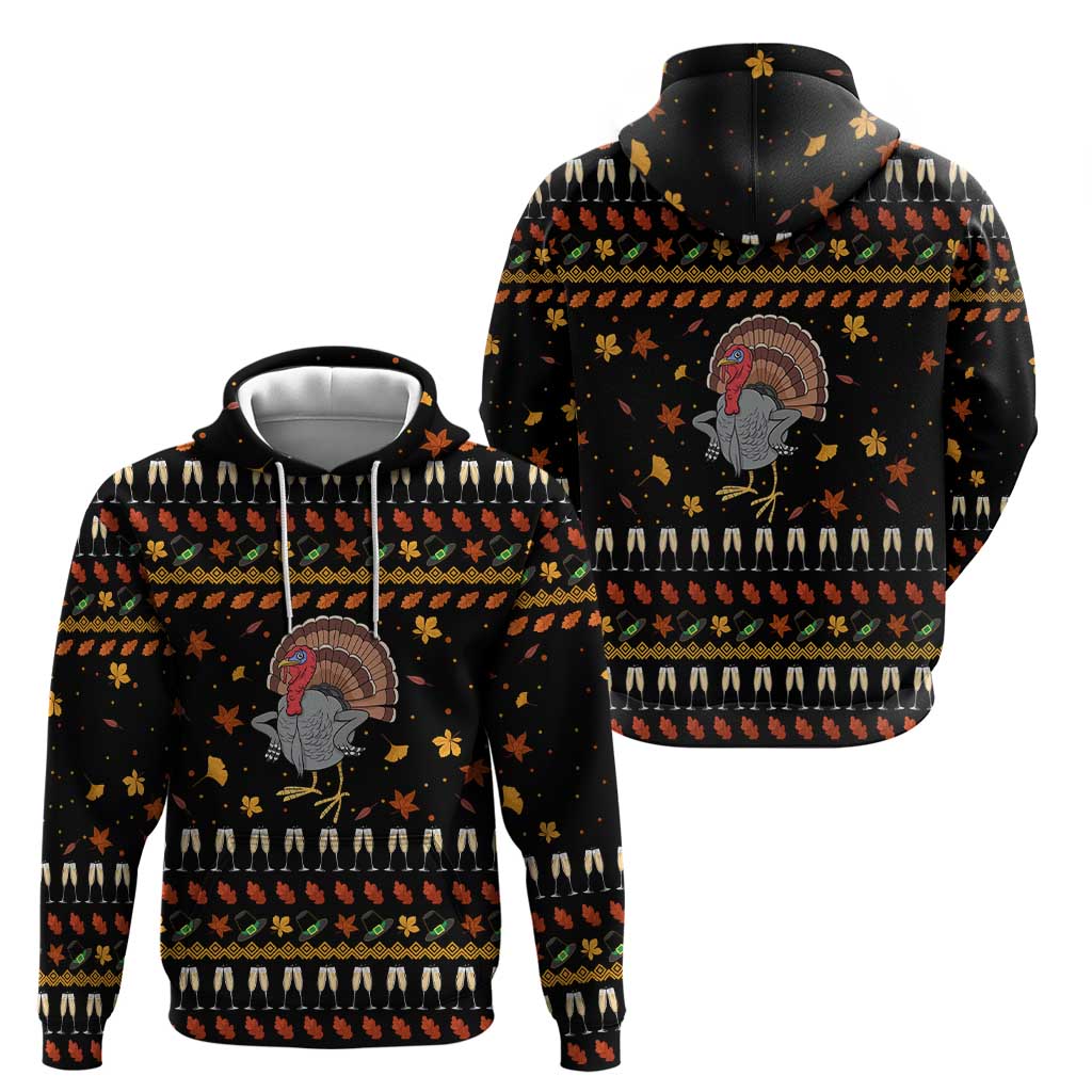 Thanksgiving Christmas Design Zip Hoodie Xmas Holiday Patterns - Wonder Print Shop