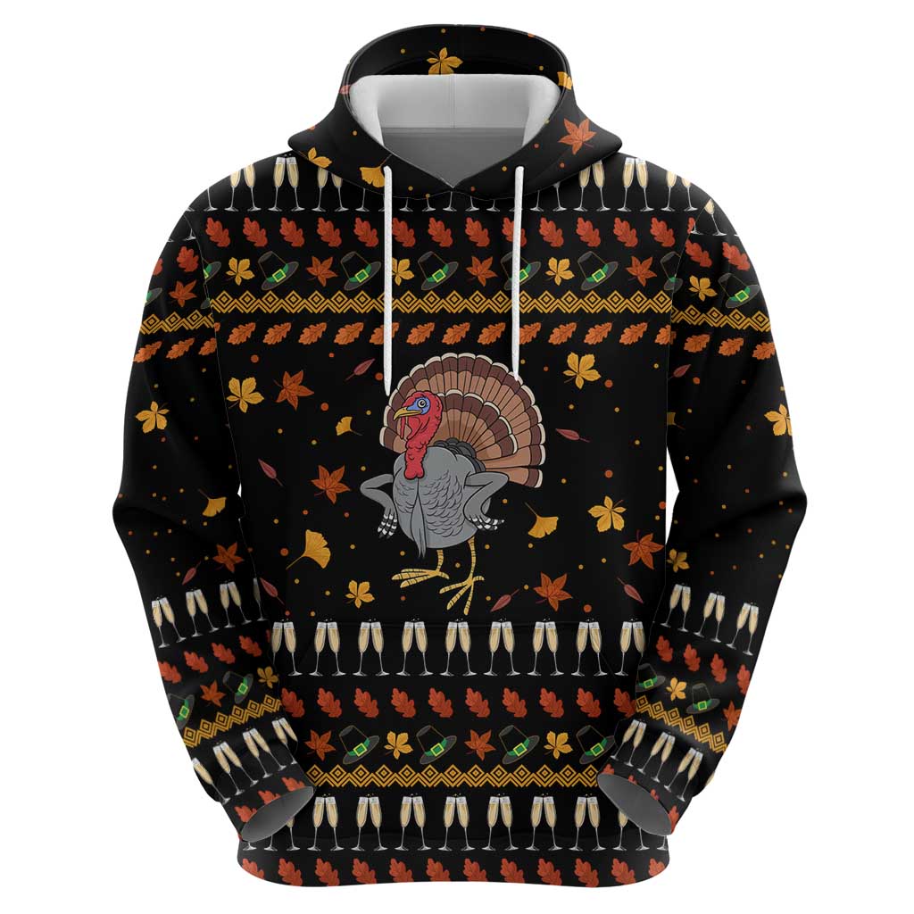 Thanksgiving Christmas Design Zip Hoodie Xmas Holiday Patterns - Wonder Print Shop