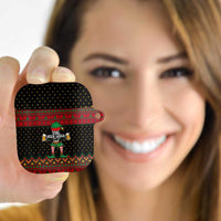 The Beer Lover Elf Christmas AirPods Case Xmas Holiday Patterns - Wonder Print Shop