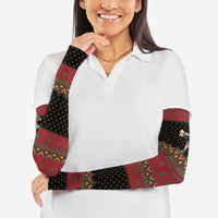 The Beer Lover Elf Christmas Arm Sleeves Xmas Holiday Patterns - Wonder Print Shop