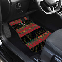 The Beer Lover Elf Christmas Car Mats Xmas Holiday Patterns - Wonder Print Shop