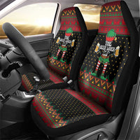 The Beer Lover Elf Christmas Car Seat Cover Xmas Holiday Patterns - Wonder Print Shop