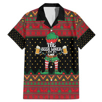 The Beer Lover Elf Christmas Family Matching Mermaid Dress and Hawaiian Shirt Xmas Holiday Patterns - Wonder Print Shop
