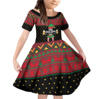 The Beer Lover Elf Christmas Family Matching Off Shoulder Short Dress and Hawaiian Shirt Xmas Holiday Patterns - Wonder Print Shop