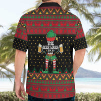 The Beer Lover Elf Christmas Hawaiian Shirt Xmas Holiday Patterns - Wonder Print Shop