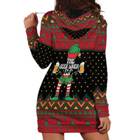 The Beer Lover Elf Christmas Hoodie Dress Xmas Holiday Patterns - Wonder Print Shop
