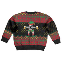 The Beer Lover Elf Christmas Kid Ugly Christmas Sweater Xmas Holiday Patterns - Wonder Print Shop