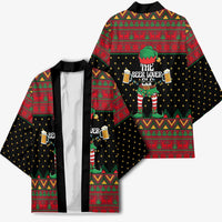 The Beer Lover Elf Christmas Kimono Xmas Holiday Patterns - Wonder Print Shop