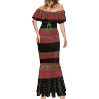 The Beer Lover Elf Christmas Mermaid Dress Xmas Holiday Patterns - Wonder Print Shop