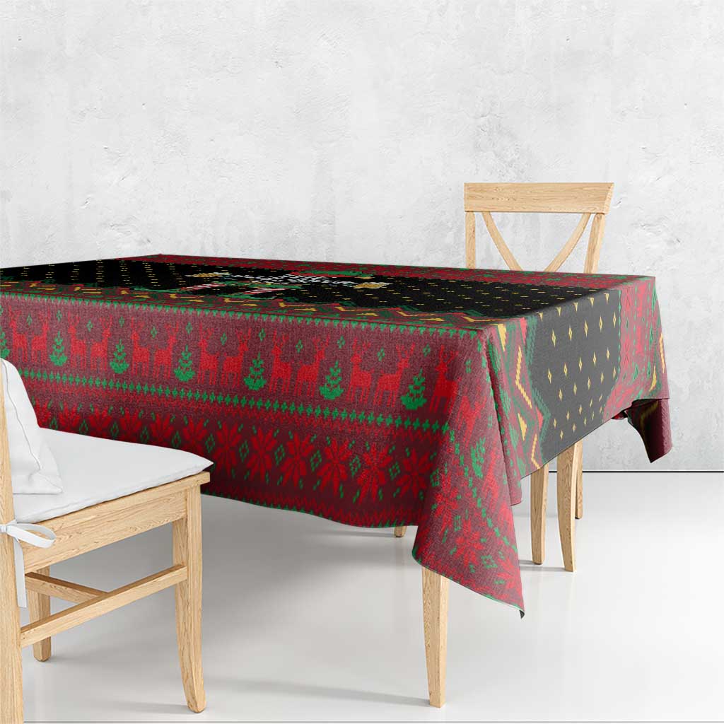 The Beer Lover Elf Christmas Tablecloth Xmas Holiday Patterns - Wonder Print Shop